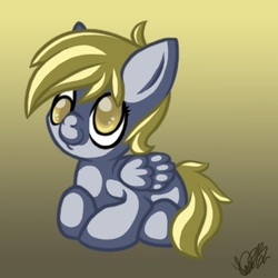 Size: 432x432 | Tagged: safe, artist:beanpony, derpy hooves, g4, cute, derpabetes, female, filly, filly derpy, filly derpy hooves, younger