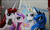 Size: 2454x1479 | Tagged: safe, artist:johnjoseco, princess cadance, princess celestia, princess luna, oc, oc:fausticorn, g4, duckface, lauren faust, photo