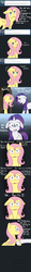 Size: 1200x10298 | Tagged: safe, artist:darkaiya, fluttershy, rarity, ask sombershy, g4, ask, blushing, implied flarity, tumblr