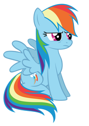 Size: 3392x4752 | Tagged: safe, artist:dasduriel, rainbow dash, g4, simple background, vector, white background