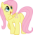 Size: 442x466 | Tagged: safe, artist:darkpandax, fluttershy, pegasus, pony, g4, butt, female, flutterbutt, plot, simple background, solo, transparent background, vector