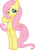 Size: 906x1299 | Tagged: safe, artist:hoodie-stalker, fluttershy, pegasus, pony, g4, belly, bipedal, female, hoof on hip, looking at you, simple background, solo, teeth, transparent background, vector, waving