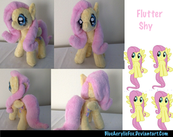 Size: 1200x950 | Tagged: safe, artist:blueacrylicfox, fluttershy, pony, g4, irl, photo, plushie, solo