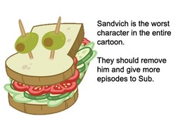 Size: 390x300 | Tagged: safe, food, no pony, sandvich, sandwich