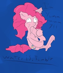 Size: 500x575 | Tagged: safe, artist:wateris, pinkie pie, goo pony, original species, g4, 30 minute art challenge, female, pinkie slime, solo