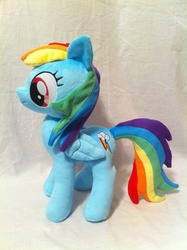 Size: 1936x2592 | Tagged: safe, artist:planetplush, rainbow dash, pony, g4, irl, photo, plushie, solo