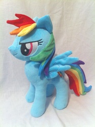 Size: 1936x2592 | Tagged: safe, artist:planetplush, rainbow dash, pony, g4, irl, photo, plushie, solo