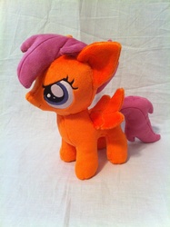 Size: 1936x2592 | Tagged: safe, artist:planetplush, scootaloo, pony, g4, irl, photo, plushie, solo