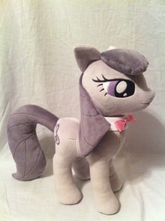 Size: 1936x2592 | Tagged: safe, artist:planetplush, octavia melody, earth pony, pony, g4, bowtie, irl, photo, plushie, solo