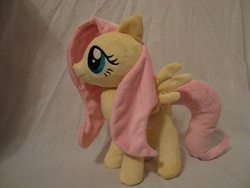 Size: 3072x2304 | Tagged: safe, artist:planetplush, fluttershy, pony, g4, high res, irl, photo, plushie, solo