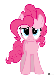 Size: 1992x2743 | Tagged: safe, artist:kuren247, pinkie pie, earth pony, pony, g4, female, sad, simple background, solo, transparent background, vector