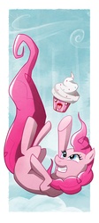 Size: 1055x2345 | Tagged: safe, artist:christoumanian, pinkie pie, g4, cupcake, falling