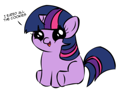 Size: 844x668 | Tagged: safe, artist:mixermike622, twilight sparkle, g4, cute, filly, twiabetes