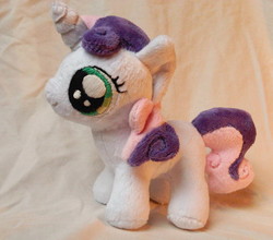 Size: 1644x1448 | Tagged: safe, artist:caashley, sweetie belle, pony, g4, irl, photo, plushie, solo