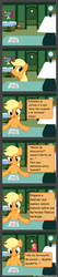 Size: 900x4218 | Tagged: safe, artist:innuendo88, applejack, big macintosh, earth pony, pony, g4, comic, male, spanish, stallion, translation