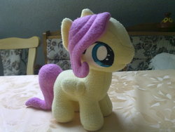 Size: 2048x1536 | Tagged: safe, artist:tetra120, fluttershy, pony, g4, female, filly, irl, photo, plushie, solo