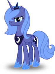 Size: 3500x4696 | Tagged: safe, artist:foxtail8000, princess luna, alicorn, pony, g4, .svg available, angry, female, jewelry, mare, regalia, s1 luna, simple background, solo, transparent background, vector
