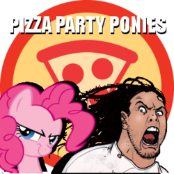 Size: 300x300 | Tagged: safe, pinkie pie, g4, andrew w.k., food, meat, pepperoni, pepperoni pizza, pizza