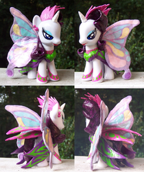 Size: 1000x1188 | Tagged: safe, artist:yfish, rarity, pony, g4, my little pony: friendship is magic, sonic rainboom (episode), customized toy, glimmer wings, irl, photo, solo