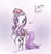 Size: 302x320 | Tagged: safe, artist:saurabhinator, rarity, pony, g4, christmas, hat, holiday, santa hat, solo