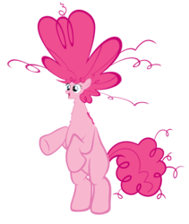 Size: 676x800 | Tagged: safe, pinkie pie, pony, g4, simple background, small head, tiny head, transparent background