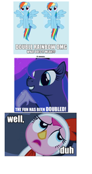 Size: 1028x1928 | Tagged: safe, pinkie pie, princess luna, rainbow dash, g4, text