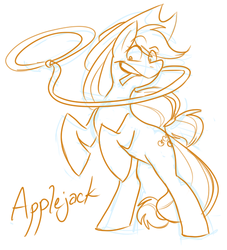 Size: 483x531 | Tagged: safe, artist:bechnokid, applejack, earth pony, pony, g4, female, solo