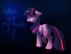 Size: 1024x768 | Tagged: safe, artist:imalou, twilight sparkle, pony, g4, alone, crying, female, sad, solo