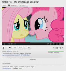 Size: 678x728 | Tagged: safe, fluttershy, pinkie pie, g4, youtube comments