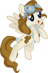 Size: 506x767 | Tagged: safe, artist:kgwa, oc, oc only, oc:tech, pegasus, pony, female, goggles, mare, solo