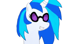 Size: 900x538 | Tagged: safe, artist:verminshy, dj pon-3, vinyl scratch, g4, colored, simple background, solo, transparent background