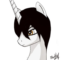 Size: 507x500 | Tagged: safe, artist:dragk, oc, oc only, oc:dragk, alicorn, pony