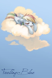 Size: 1936x2895 | Tagged: source needed, safe, artist:sambragg, rainbow dash, pony, g4, cloud, female, solo