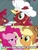 Size: 450x586 | Tagged: safe, applejack, pinkie pie, fanfic:cupcakes, g4, cherry, comic