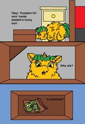 Size: 731x1060 | Tagged: safe, fluffy pony, drugs, fluffy pony original art, game, pumpkin