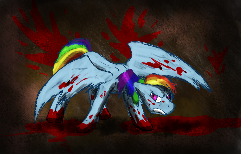 116232 Artist Needed Semi Grimdark Rainbow Dash Pegasus Pony