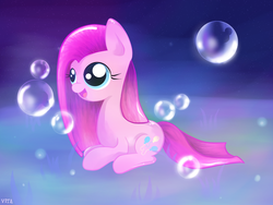 Size: 3264x2448 | Tagged: safe, artist:ita fluttershy, pinkie pie, g4, bubble, high res