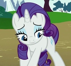 Size: 504x468 | Tagged: safe, screencap, rarity, pony, g4, cropped, inverted mouth, solo