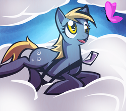 Size: 1000x880 | Tagged: safe, artist:luckys-kitsune, derpy hooves, pegasus, pony, g4, female, mare