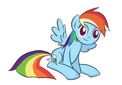 Size: 900x630 | Tagged: safe, artist:mastercheefs, rainbow dash, pony, g4, female, solo