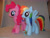 Size: 2828x2121 | Tagged: safe, artist:calusariac, pinkie pie, rainbow dash, pony, g4, irl, photo, plushie, solo, toy