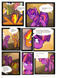 Size: 2358x3228 | Tagged: safe, artist:for-the-plot, twilight sparkle, oc, pegasus, pony, unicorn, comic:for the plot, g4, comic, female, high res, mare