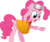 Size: 6339x5361 | Tagged: safe, artist:tamalesyatole, pinkie pie, earth pony, pony, g4, absurd resolution, back to the future, doc brown, female, mare, simple background, solo, transparent background, vector