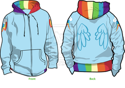 Size: 900x636 | Tagged: dead source, safe, artist:ellis1342, rainbow dash, g4, clothes, customized toy, hoodie