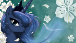 Size: 1920x1080 | Tagged: safe, artist:johnjoseco, artist:romus91, princess luna, pony, g4, bust, female, portrait, profile, solo, wallpaper