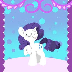 Size: 720x720 | Tagged: safe, artist:jessikitt-e, rarity, pony, g4, solo