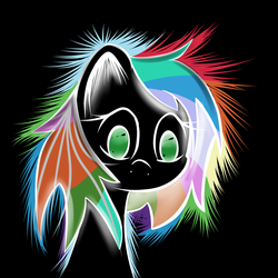 Size: 3000x3000 | Tagged: safe, artist:timeforsp, rainbow dash, pony, g4, alt color, female, high res, solo