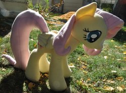 Size: 900x665 | Tagged: safe, artist:stitchcometcreations, fluttershy, pony, g4, irl, photo, plushie, solo