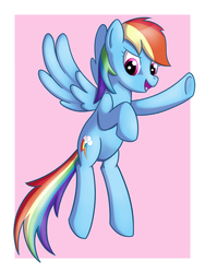 Size: 600x800 | Tagged: safe, artist:doipyhoovez, rainbow dash, pegasus, pony, g4, female, mare, solo