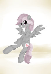 Size: 1400x2000 | Tagged: safe, artist:marisalle, oc, oc only, oc:companion pony, pegasus, pony, robot, robot pony, companion cube, ponified, portal (valve)